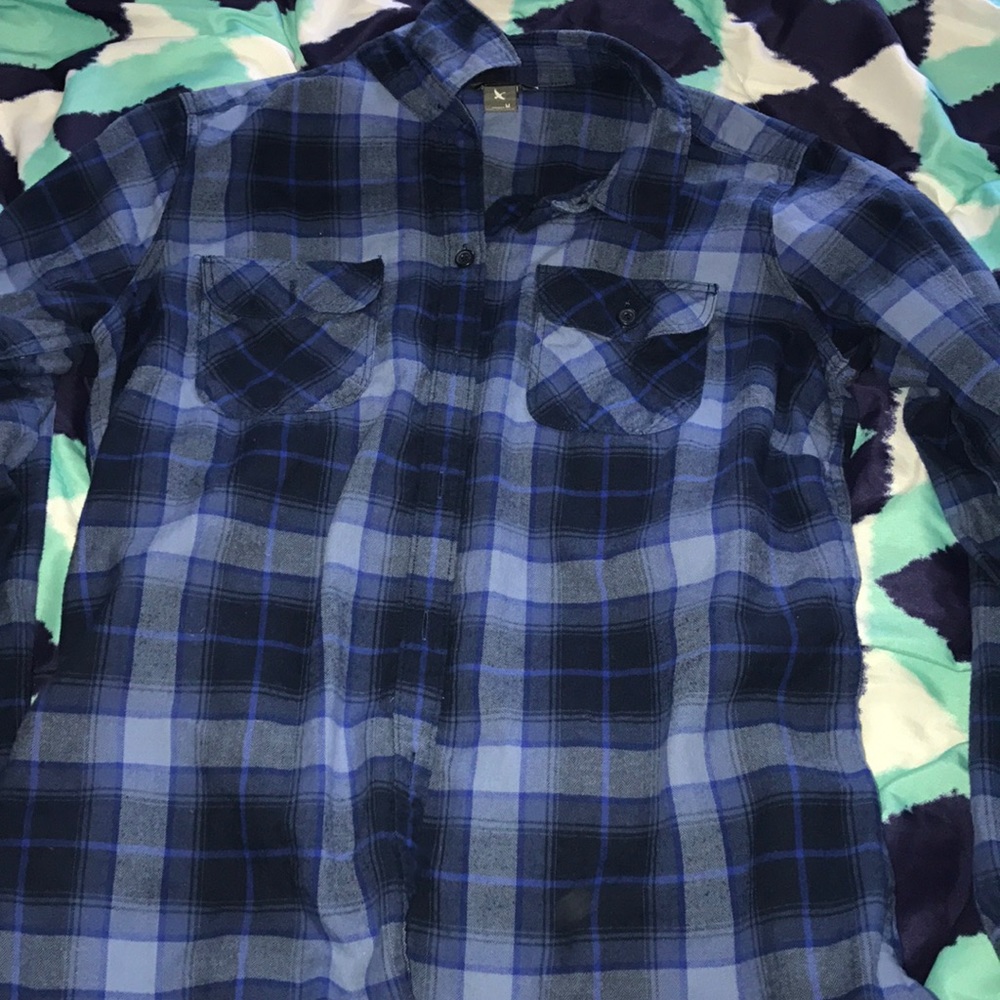 Blue flannel